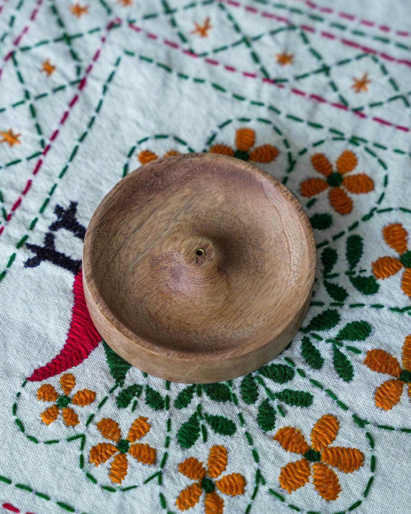 Dhuni - Handcrafted Wooden Incense Stick Holder