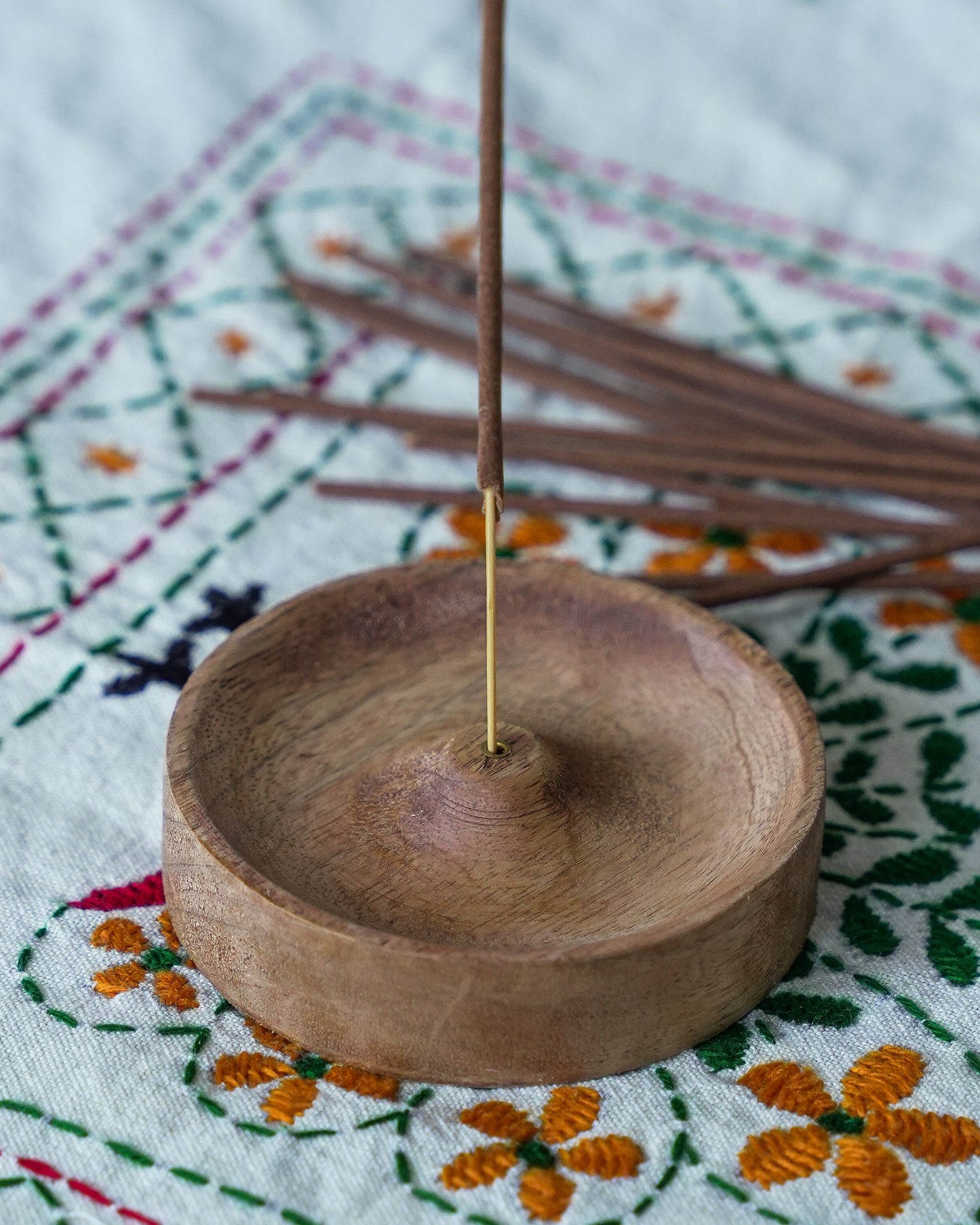 Dhuni - Handcrafted Wooden Incense Stick Holder