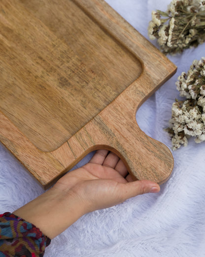 Takti - Elegant Handcrafted Wooden Platter for Everyday Moments