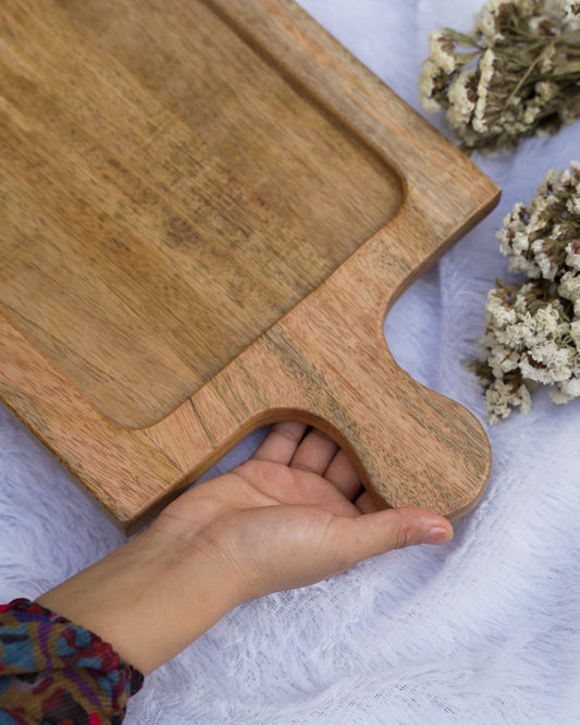 Takti - Elegant Handcrafted Wooden Platter for Everyday Moments