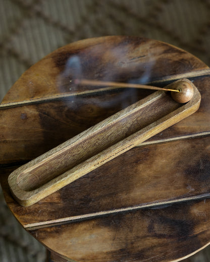 Nyra - Handcrafted Wooden Incense Stick Holder