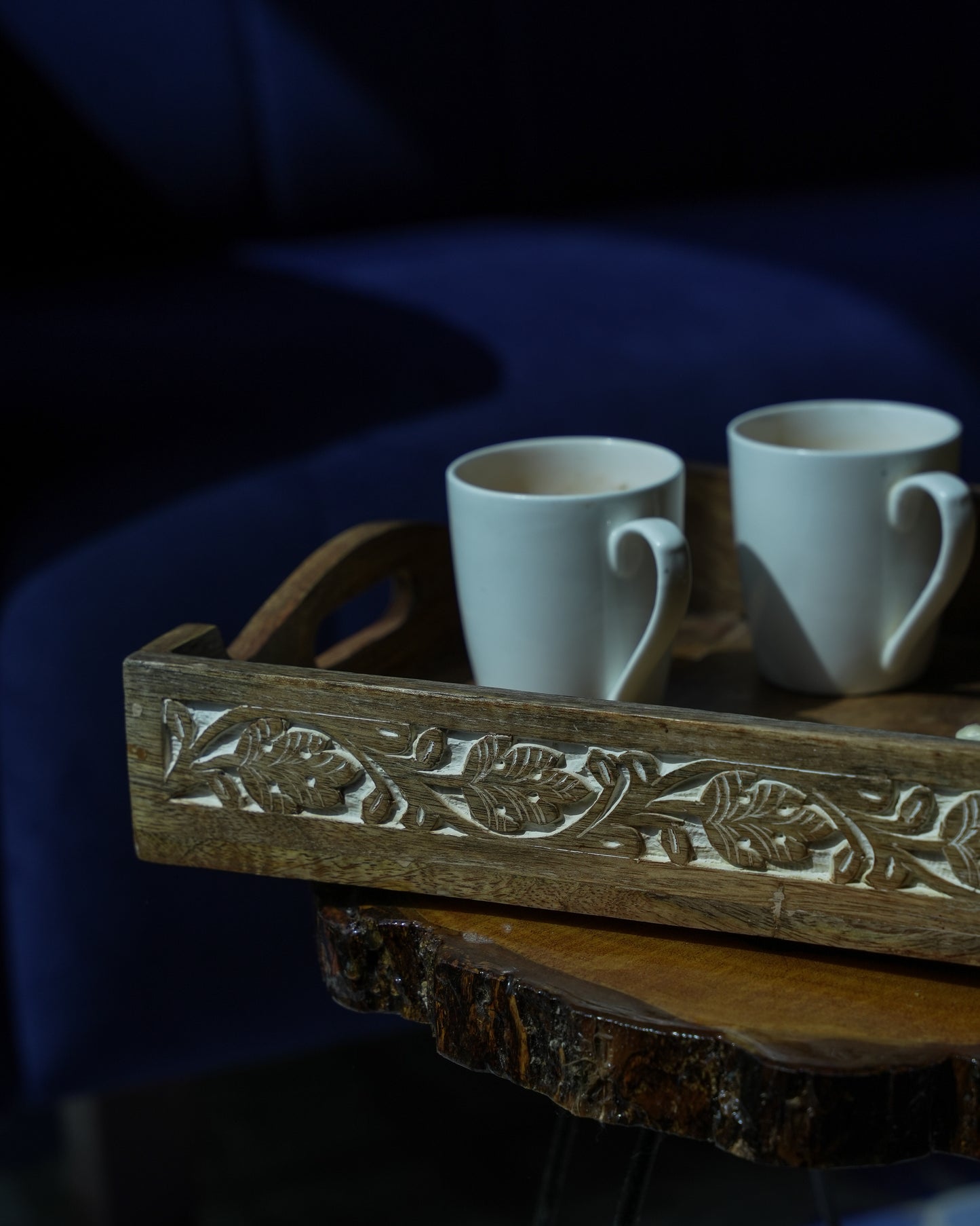 QALA - Handcrafted Wooden Aesthetic Tray