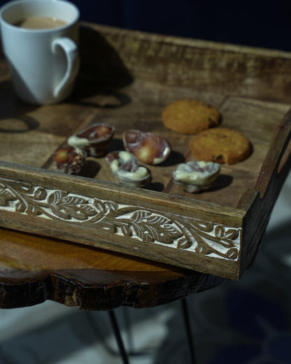 QALA - Handcrafted Wooden Aesthetic Tray