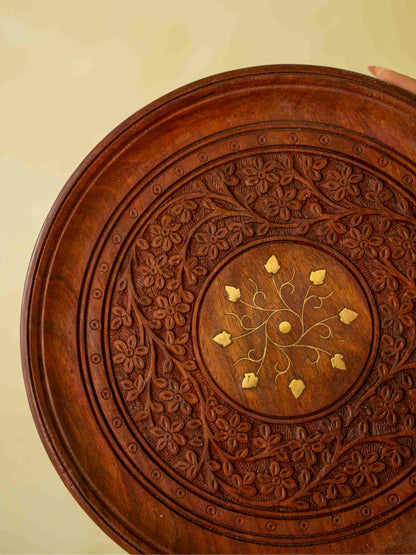 Saada – Sheesham Wood Plate (Takai Variant)