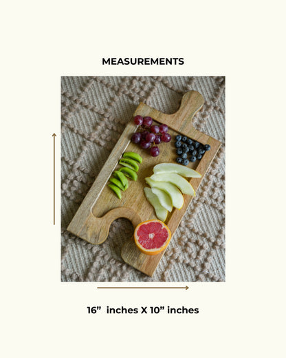 Takti - Elegant Handcrafted Wooden Platter for Everyday Moments