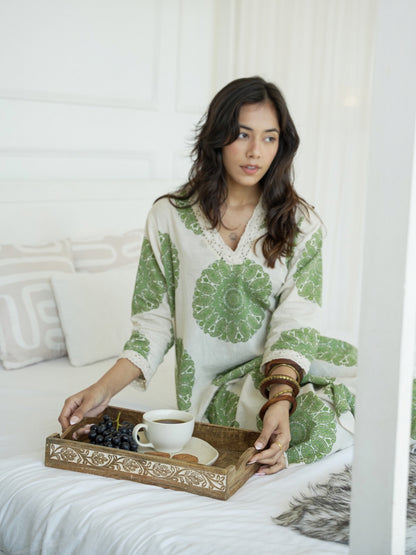 QALA - Handcrafted Wooden Aesthetic Tray