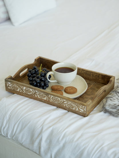 QALA - Handcrafted Wooden Aesthetic Tray
